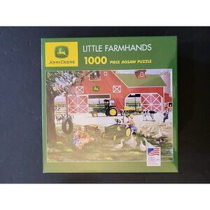 John Deere Little Farmhands 1000 Piece Jigsaw Puzzle Great American Puzzle NEW